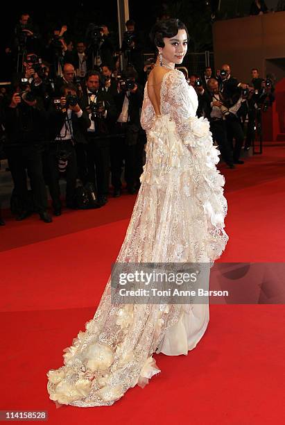 Actress Fan Bingbing attends the "polisse" Premiere during the 64th Annual Cannes Film Festival at the Palais des Festivals on May 13, 2011 in...