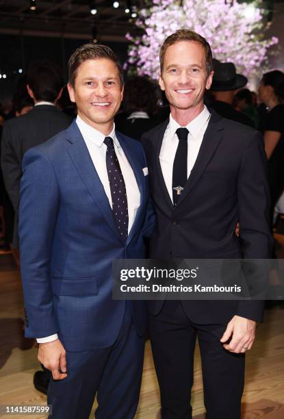 David Burtka and Neil Patrick Harris attend the Whitney Museum Of American Art Gala + Studio Party at The Whitney Museum of American Art on April 09,...