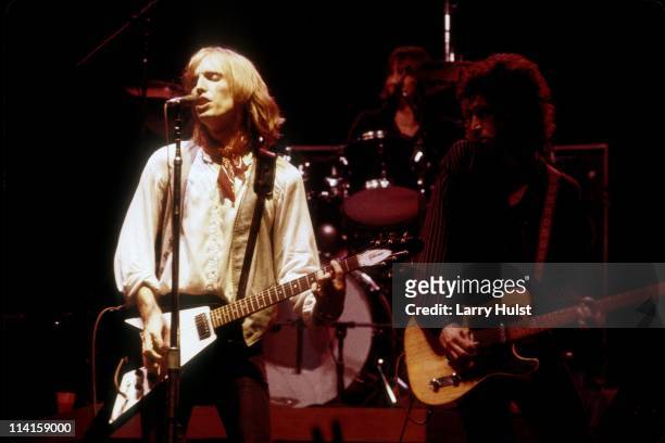 Tom Petty and the Heartbreakers performing at the Community Center in Sacramento, California in July 25,1979.
