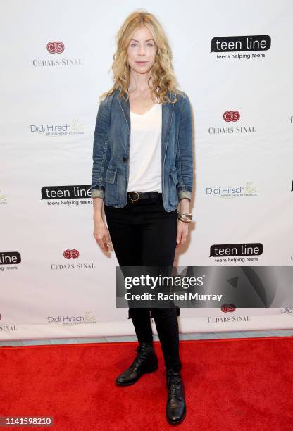 Julianne Phillips arrives at the Teen Line's Food for Thought Brunch at UCLA on May 5, 2019 in Los Angeles, California.