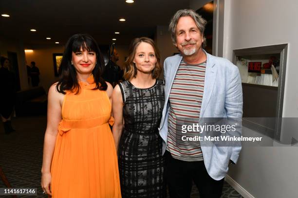Pamela B. Green, Jodie Foster, and Peter Farrelly attend the Zeitgeist Films and Kino Lorber present Los Angeles Premiere of "Be Natural: The Untold...