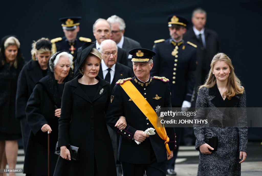 ROYALS LUXEMBOURG FUNERAL GRAND DUKE JEAN