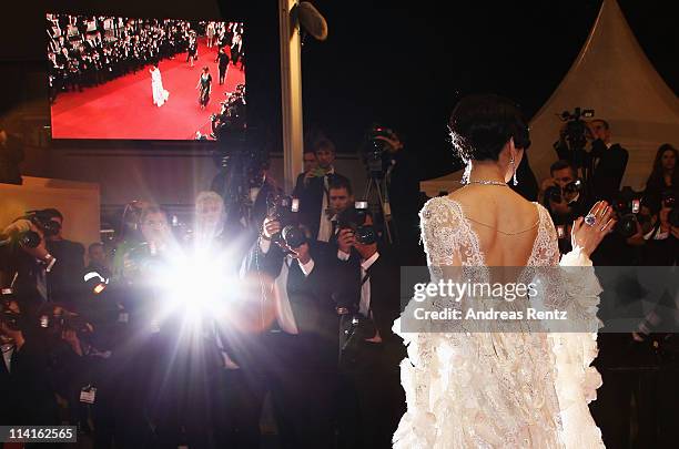Fan Bingbing attends the "Polisse" premiere at the Palais des Festivals during the 64th Cannes Film Festival on May 13, 2011 in Cannes, France.