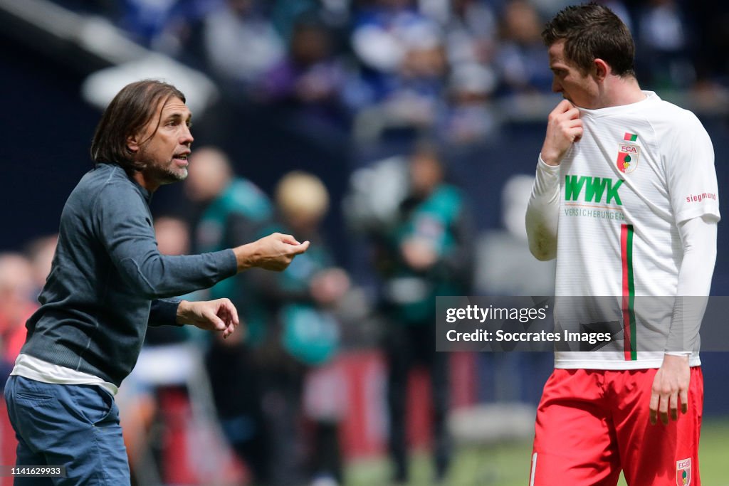 Schalke 04 v FC Augsburg - German Bundesliga