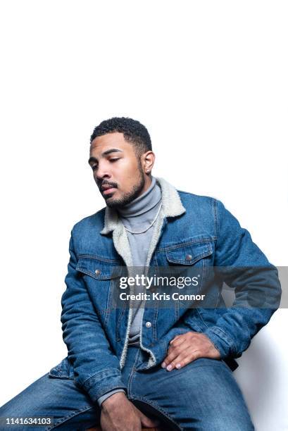 Singer Anthony Lewis poses for a portrait on April 26, 2019 in Brooklyn, New York.