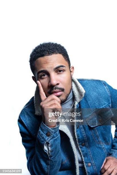 Singer Anthony Lewis poses for a portrait on April 26, 2019 in Brooklyn, New York.