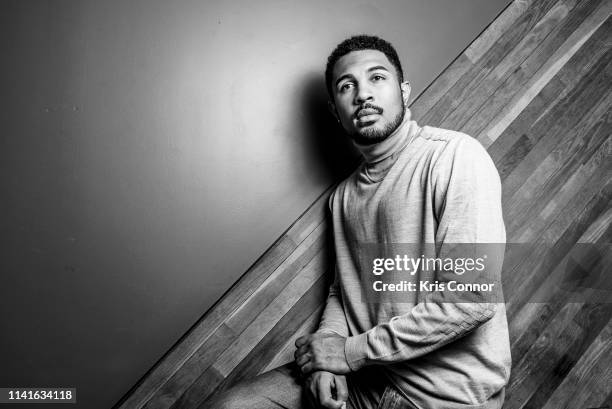 Singer Anthony Lewis poses for a portrait on April 26, 2019 in Brooklyn, New York.