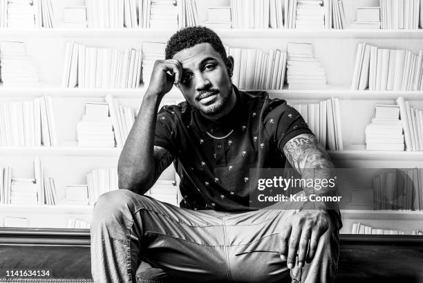 Singer Anthony Lewis poses for a portrait on April 26, 2019 in Brooklyn, New York.