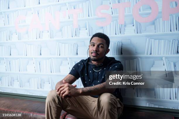 Singer Anthony Lewis poses for a portrait on April 26, 2019 in Brooklyn, New York.