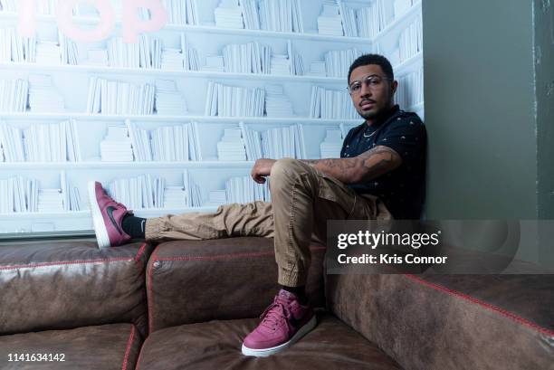 Singer Anthony Lewis poses for a portrait on April 26, 2019 in Brooklyn, New York.