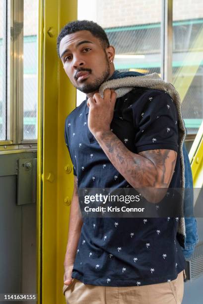 Singer Anthony Lewis poses for a portrait on April 26, 2019 in Brooklyn, New York.