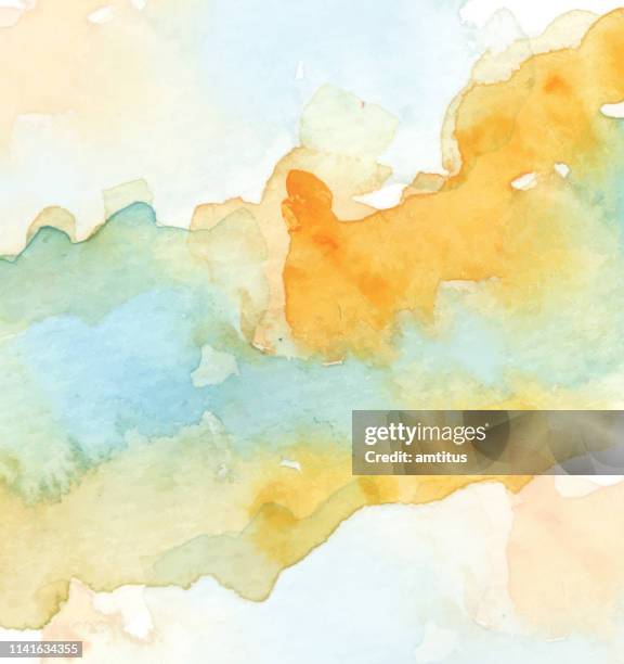 ilustraciones, imágenes clip art, dibujos animados e iconos de stock de mancha de pintura en blanco - fondo de acuarela