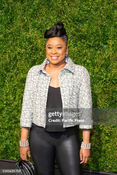 Phoebe Robinson wearing Chanel attends the Chanel 14th Annual Tribeca Film Festival Artists Dinner at Balthazar.