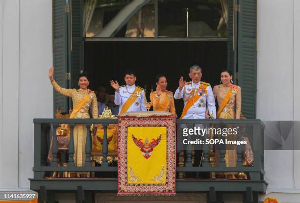 Members of the Thai royal family Princess Sirivannavari Nariratana, Prince Dipangkorn Rasmijoti, Princess Bajrakitiyabha, King Maha Vajiralongkorn...