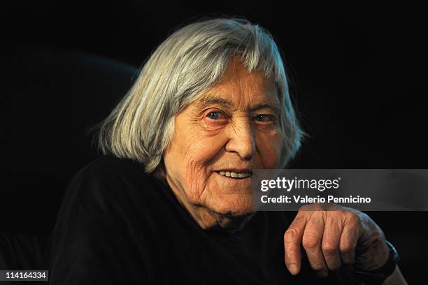 Margherita Hack attends during 2011 Turin International Book Fair on May 13, 2011 in Turin, Italy.