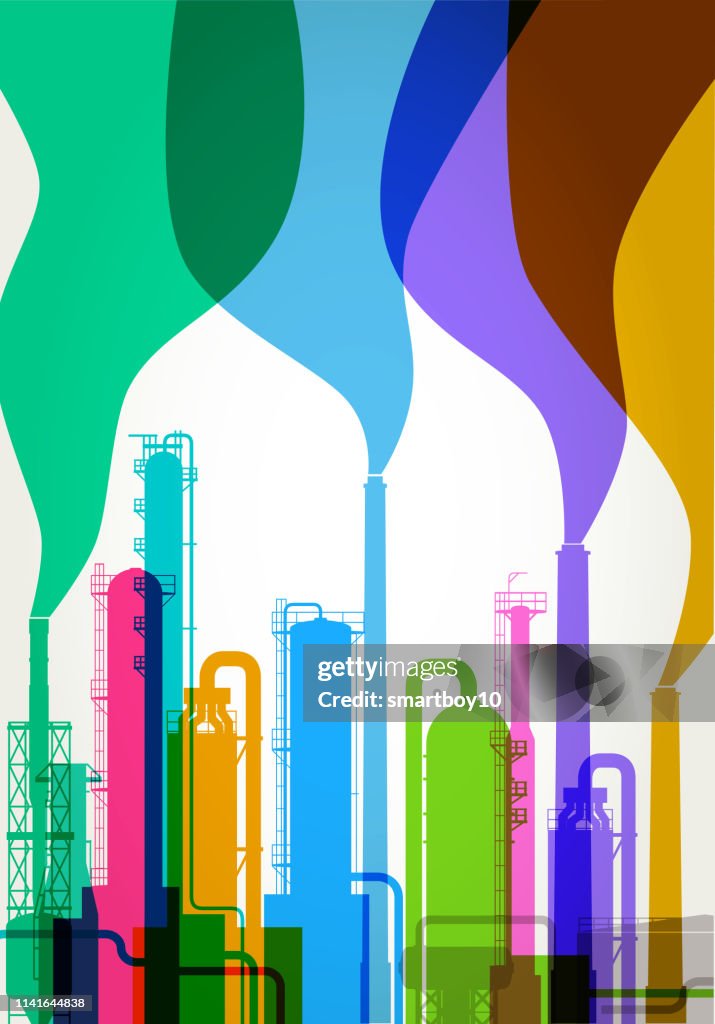 Refinería de petróleo o gas