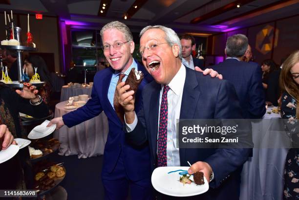 Mark Schein and Michael Kafka attend the Alzheimer's Drug Discovery Foundation's Second Memories Matter Event at Pier 60, Chelsea Piers on April 09,...