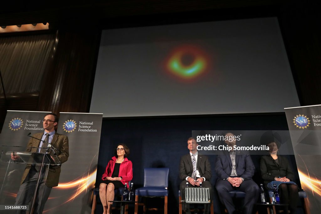 National Science Foundation Holds News Conference On First Results From Event Horizon Telescope Project