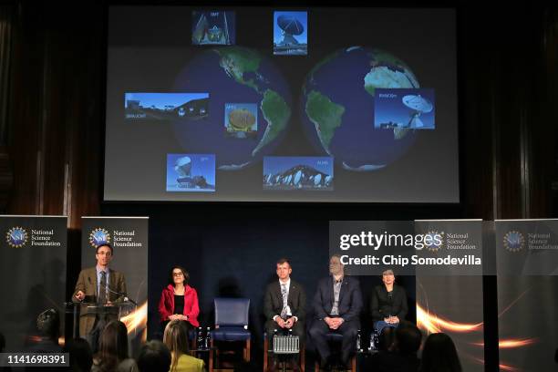 Event Horizon Telescope Director Sheperd Doeleman, National Science Foundation Director France Cordova, University of Arizona Associate Professor of...