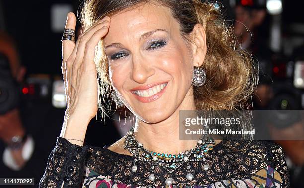 Actress Sarah Jessica Parker attends the 'Wu Xia' premiere at the Palais des Festivals during the 64th Cannes Film Festival on May 13, 2011 in...