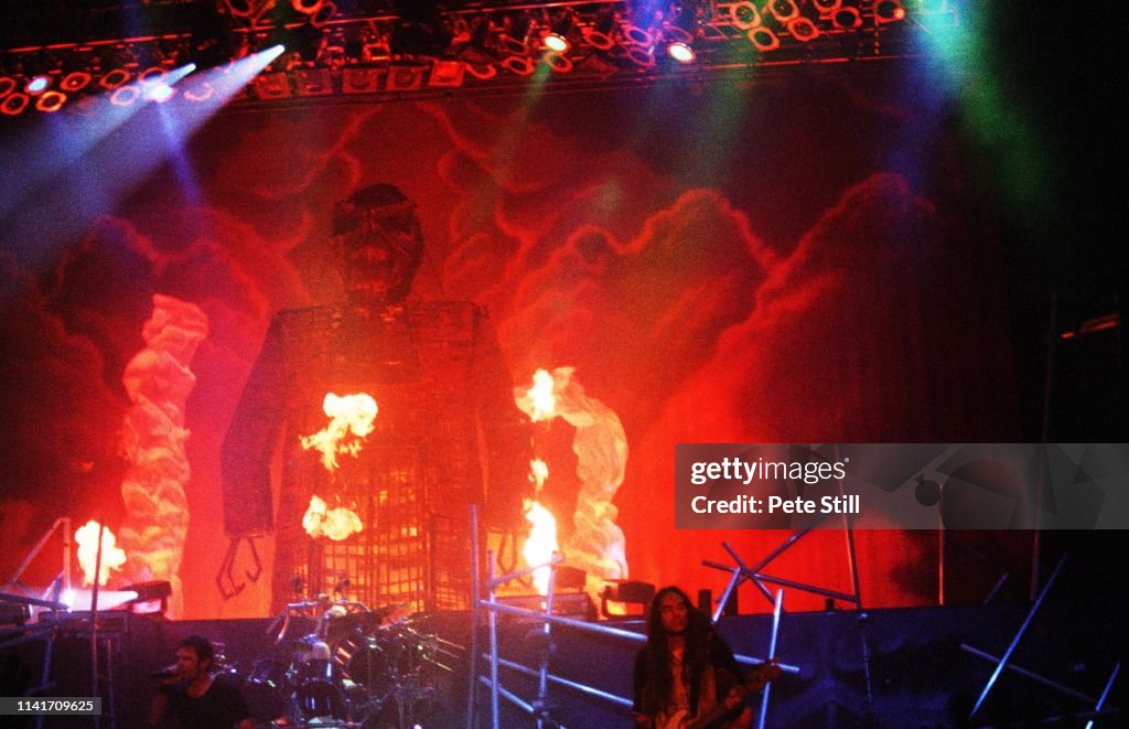 Iron Maiden Perform At Earls Court Arena In London