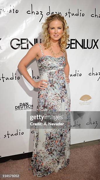 Actress Kerri-Lynn Pratt attends Chaz Dean Studio Grand Opening with Special Guest Petra Nemcova and Genlux Magazine at Chaz Dean Salon on May 12,...