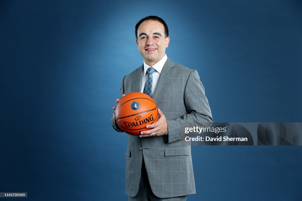 Gersson Rosas Minnesota Timberwolves President of Basketball Operations introduced to the Media