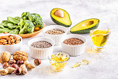 Vegan sources of omega 3 and unsaturated fats.