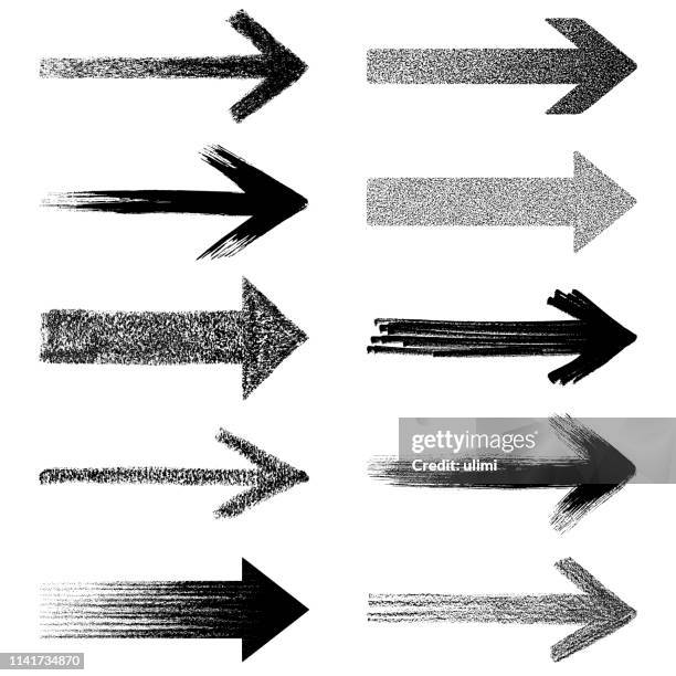 arrows, vector design elements - straight stock illustrations