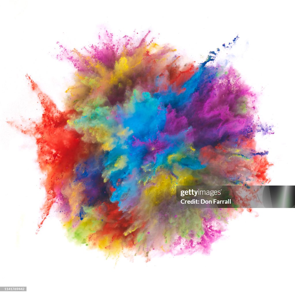 Exploding Staining Powder Exploding Multi Colored Powder High-Res Stock Photo - Getty Images