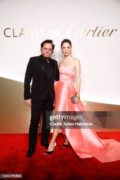 Alexandre de Betak and Sofia Sanchez de Betak attend the "Clash De Cartier" Launch Photocall At La Conciergerie In Paris on April 10, 2019 in Paris,...