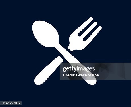 Cuchara y tenedor-Vector Cuchara y tenedor-Vector