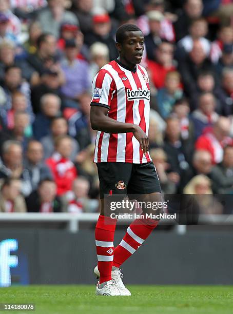 Nedum Onuoha of Sunderland during the Barclays Premier League match between Sunderland and Wolverhampton Wanderers at The Stadium of Light on May 14,...