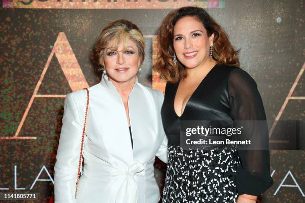 Angélica María and Angélica Vale attend The Hollywood Chamber Of Commerce 98th Annual Board Installation And Lifetime Achievement Awards Gala at...