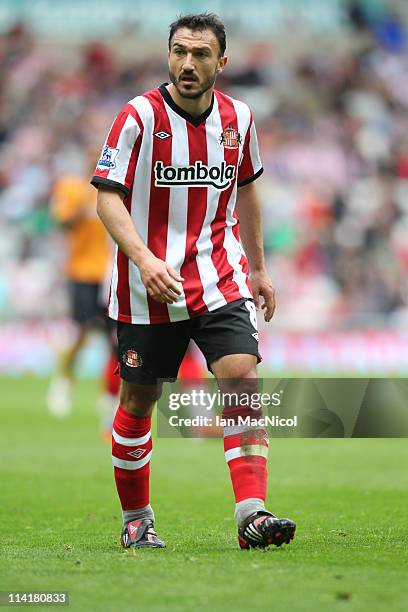 Stted Malbranque of Sunderland during the Barclays Premier League match between Sunderland and Wolverhampton Wanderers at The Stadium of Light on May...