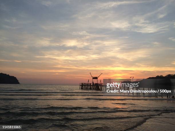 sunset in koh kood - mary dimitropoulou stock pictures, royalty-free photos & images