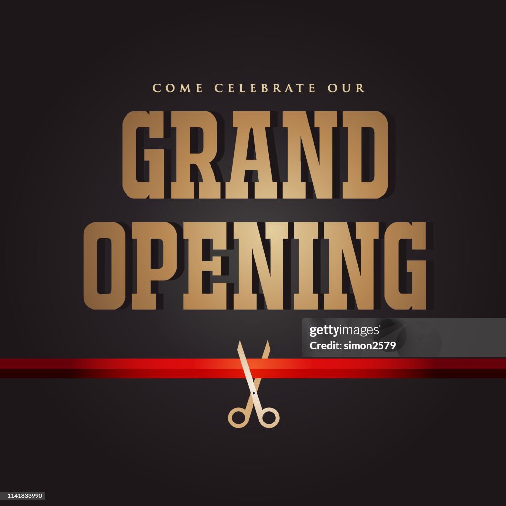 Grand Opening Invitation Design