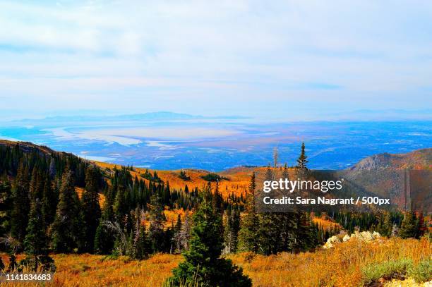 up top view - farmington mountain stock pictures, royalty-free photos & images