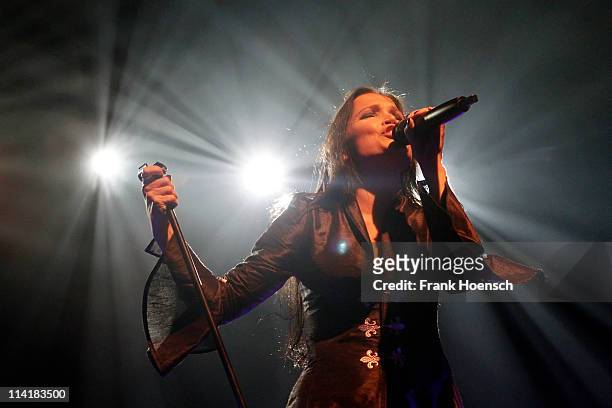 Singer Tarja Turunen performs live during a concert at the Columbiahalle on May 14, 2011 in Berlin, Germany.