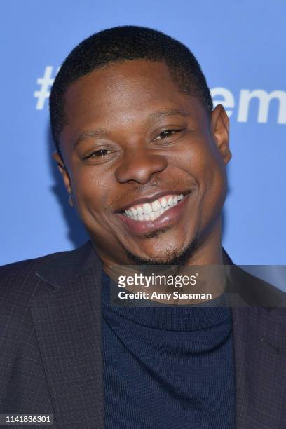 Jason Mitchell attends Showtime's "The Chi" For Your Consideration at Silver Screen Theater at the Pacific Design Center on April 10, 2019 in West...