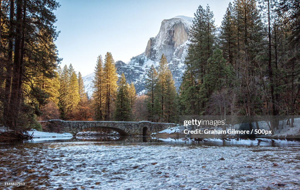 Merced Canal Merced River Yosemite National Park California High-Res Stock Photo ...