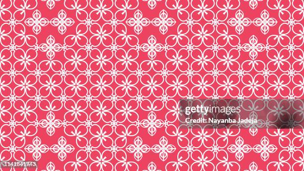 creative seamless pattern background - baroque style stock illustrations