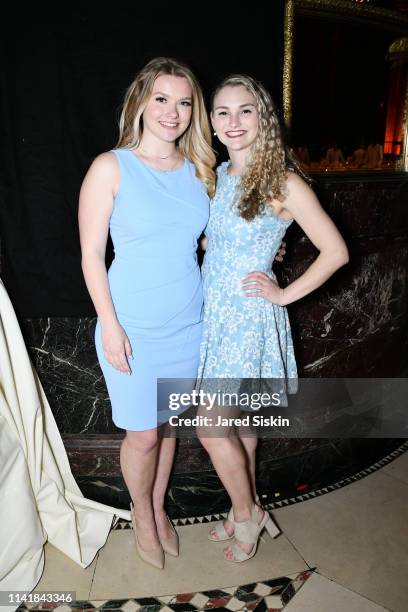 Julia Hussey and Kelsey Kempner attend The One Love Foundation's One Night for One Love at Cipriani 42nd Street on April 10, 2019 in New York City.