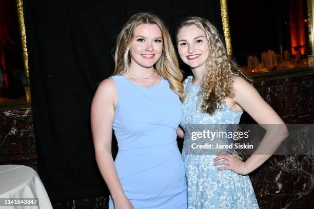 Julia Hussey and Kelsey Kempner attend The One Love Foundation's One Night for One Love at Cipriani 42nd Street on April 10, 2019 in New York City.