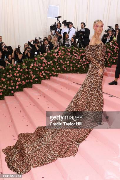 Adwoa Aboah attends the 2019 Met Gala celebrating "Camp: Notes on Fashion" at The Metropolitan Museum of Art on May 6, 2019 in New York City.