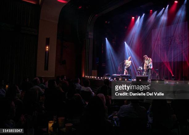 Shawna and Keifer Thompson of musical duo Thompson Square perform at Franklin Theatre on May 6, 2019 in Franklin, Tennessee.