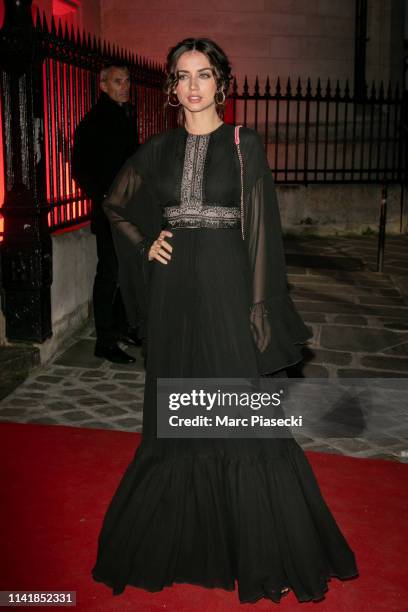 Actress Ana de Armas attends the "Clash De Cartier" launch event - outside arrivals at La Conciergerie In Paris on April 10, 2019 in Paris, France.