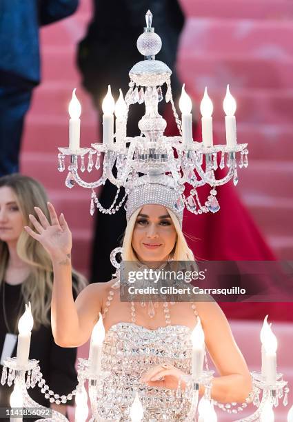 Singer-songwriter Katy Perry is seen arriving to the 2019 Met Gala Celebrating Camp: Notes on Fashion at The Metropolitan Museum of Art on May 6,...