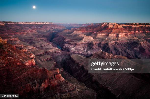 Moon Over Rio Grand Grand Canyon Night Photos and Premium High Res Pictures - Getty Images