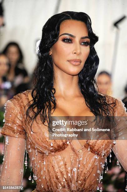 Kim Kardashian West attends The 2019 Met Gala Celebrating Camp: Notes On Fashion - Arrivalsat The Metropolitan Museum of Art on May 6, 2019 in New...